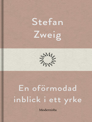 cover image of En oförmodad inblick i ett yrke
